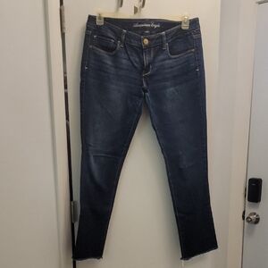 American Eagle Outfitters Blue Skinny Jeans Classic Style